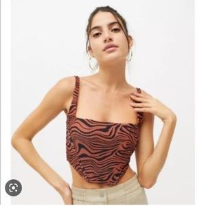 UO corset top, size s